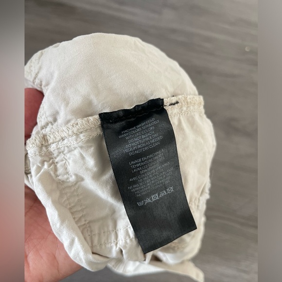 BDG urban outfitters Y2K women’s low rise poplin shorts cream - Picture 4 of 7